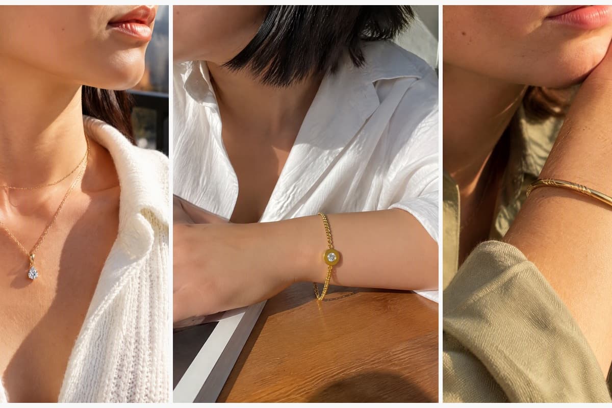 Elegant Pear Drop Pendant Necklace