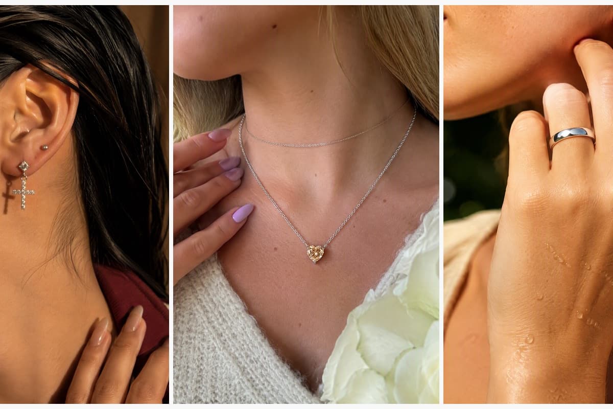 Dainty Cross Drop Earrings