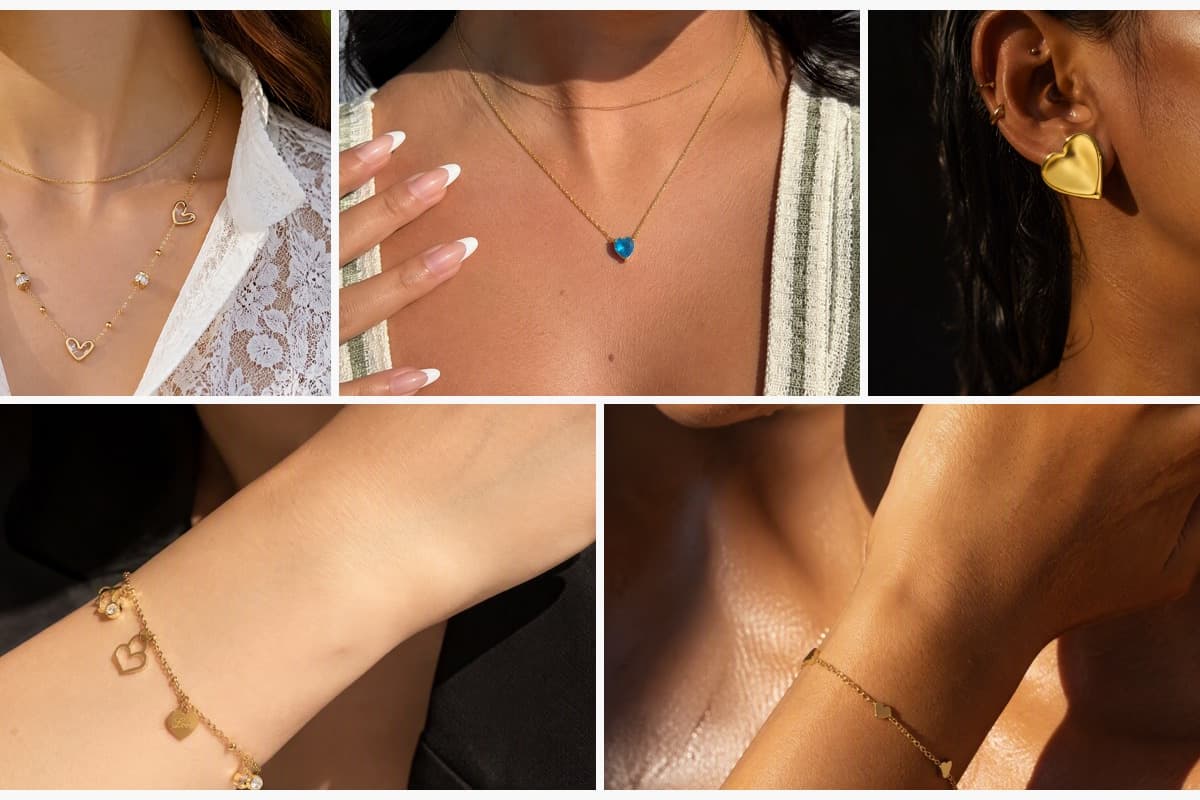 Dainty Heart Charm Necklace