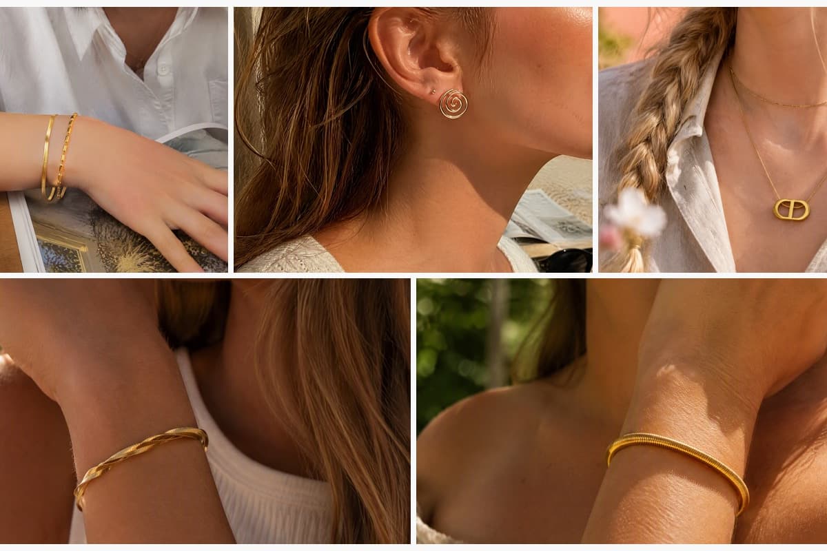 Dainty Snake And Box Chain Bracelet