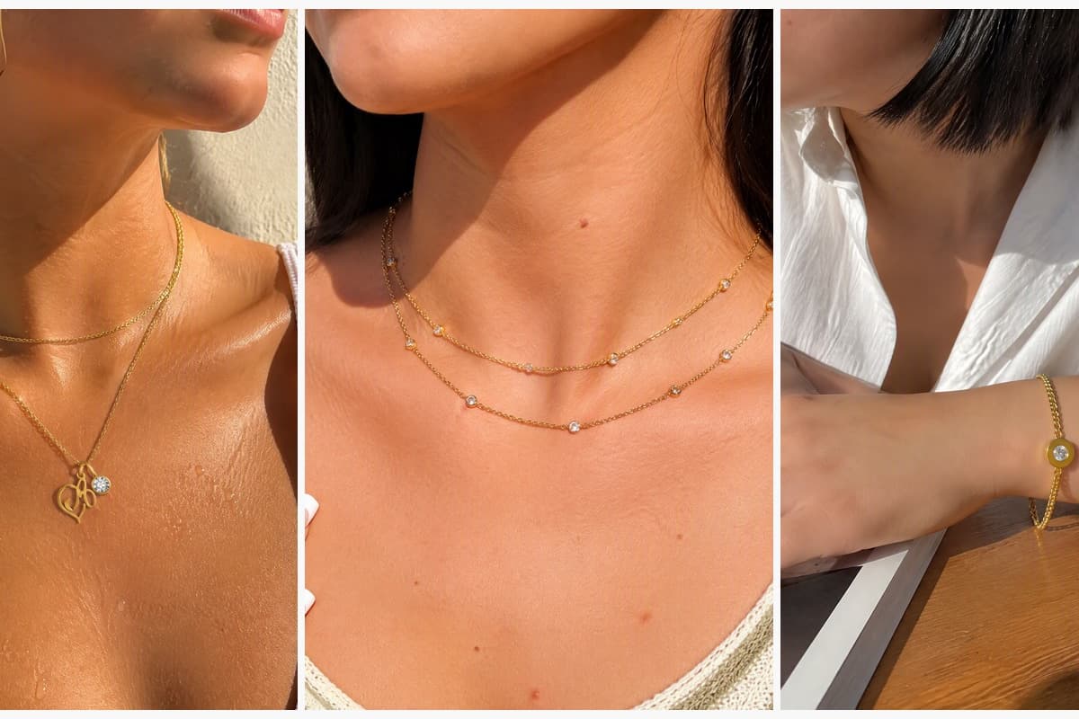 Dainty Initial Letter Pendant Necklace