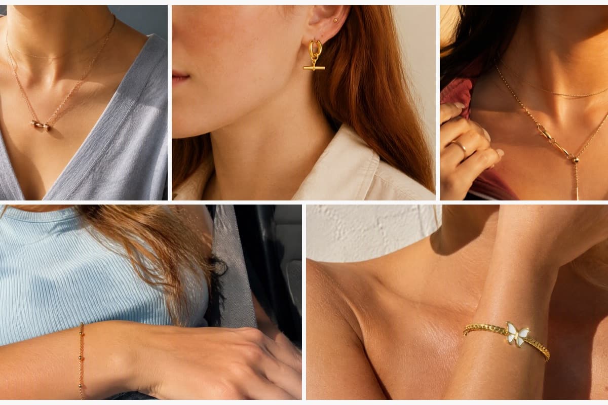 Minimalist Double Cube Pendant Necklace