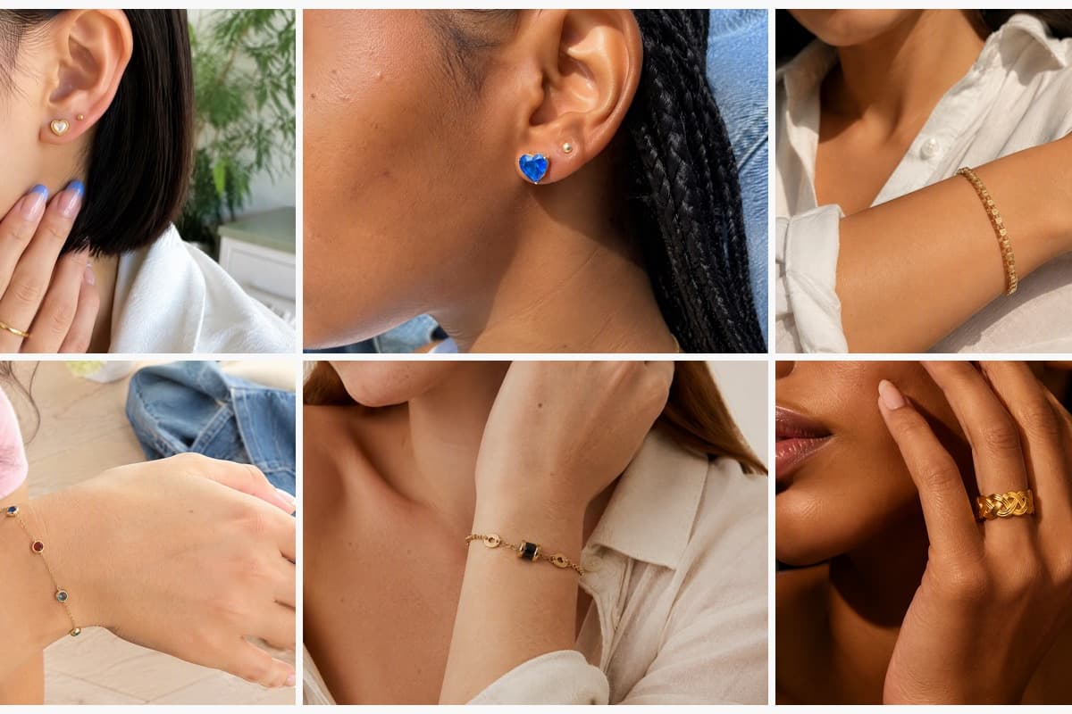 Cute Heart Stud Earrings