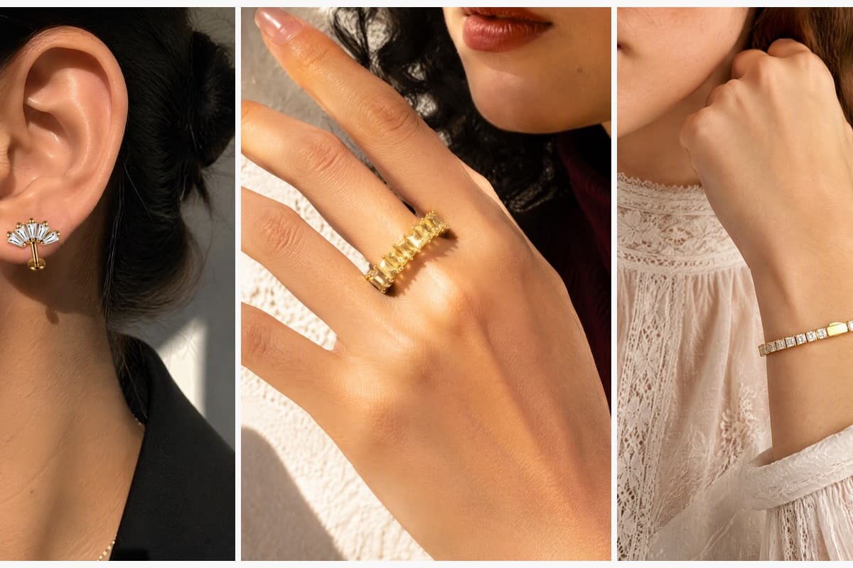 Elegant Fan Shape Cartilage Stud