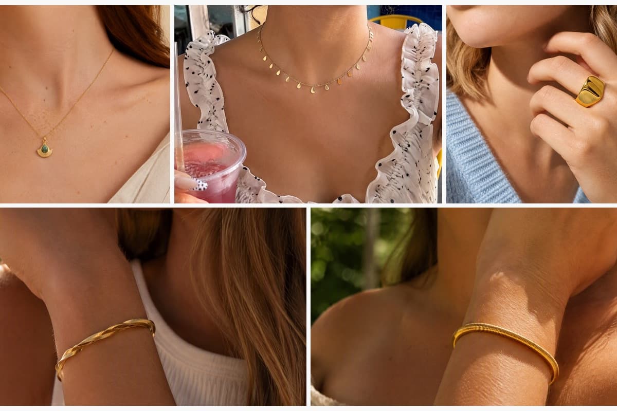 Dainty Fan Pendant Necklace