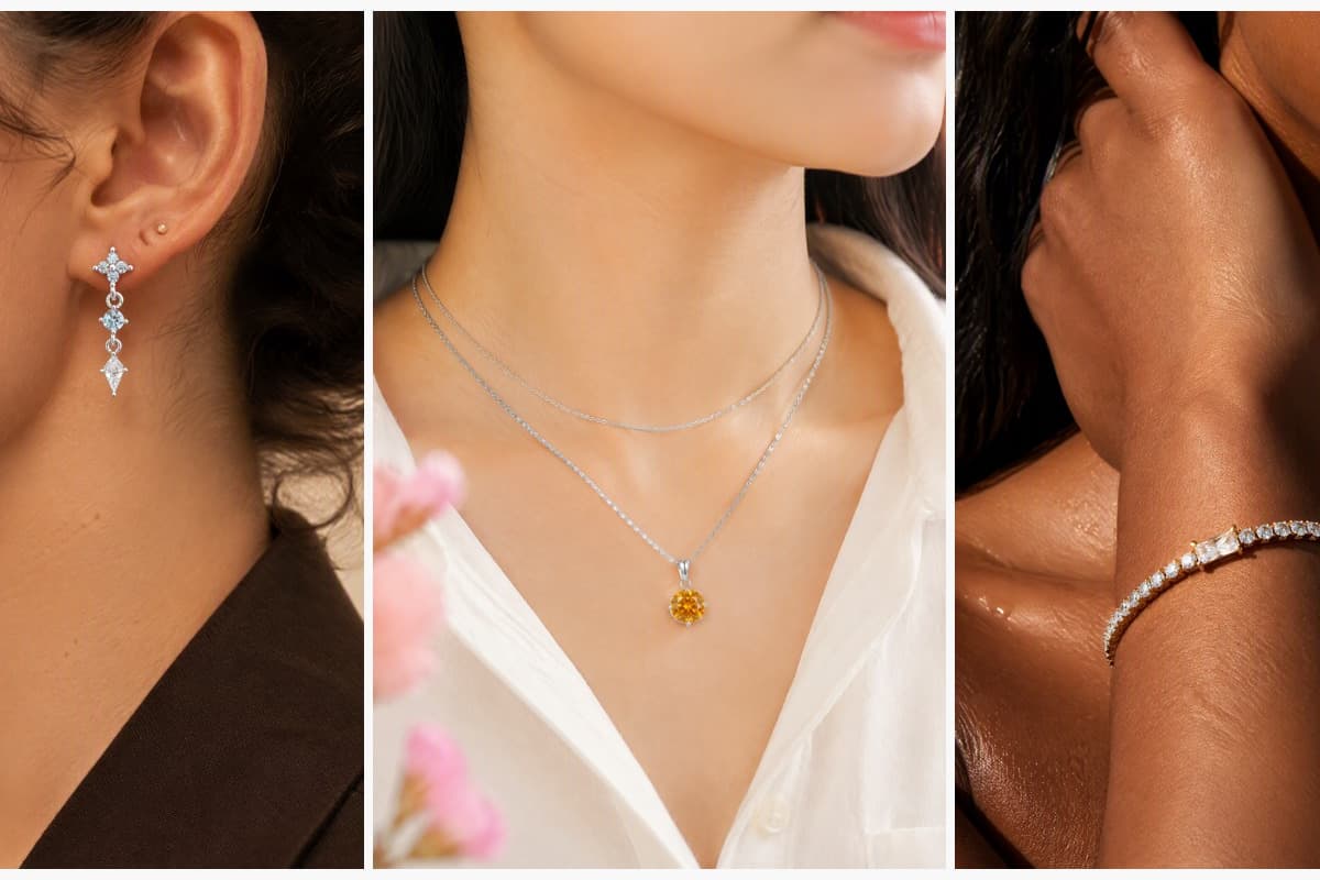 Dainty Flower Drop Earrings