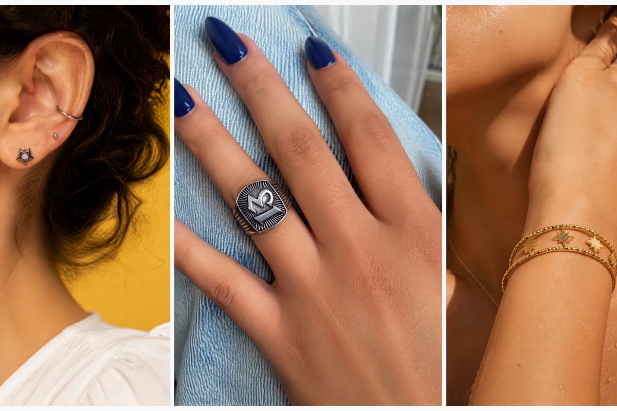 Trendy Star Stud Earrings