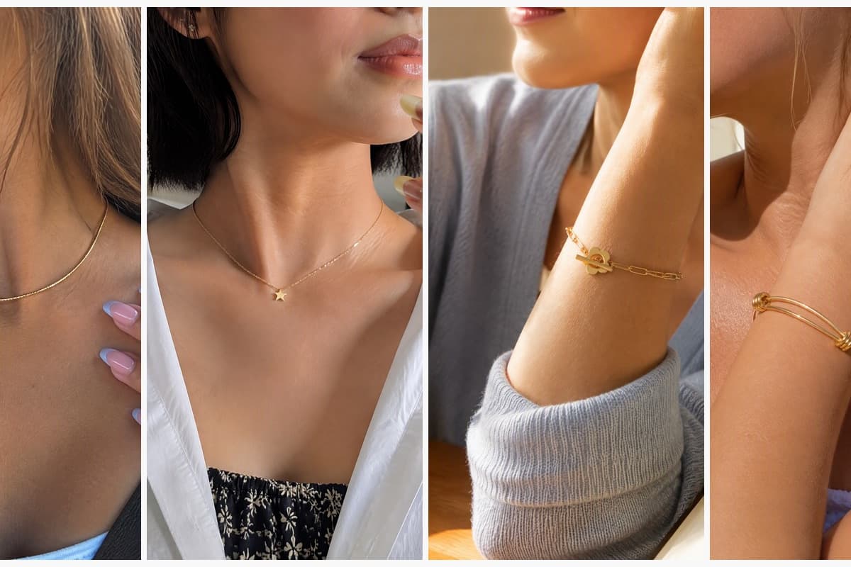 Dainty Slider Chain Necklace