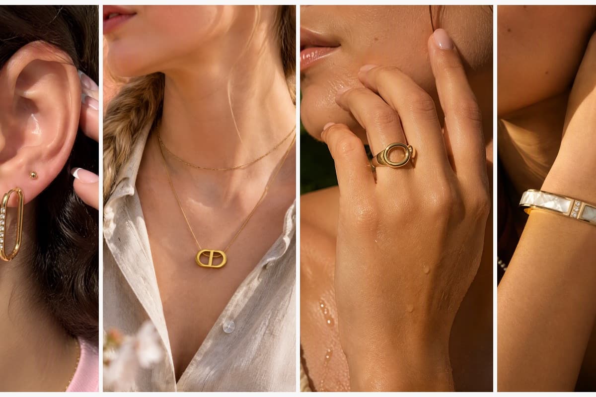 Oval Huggie Earrings