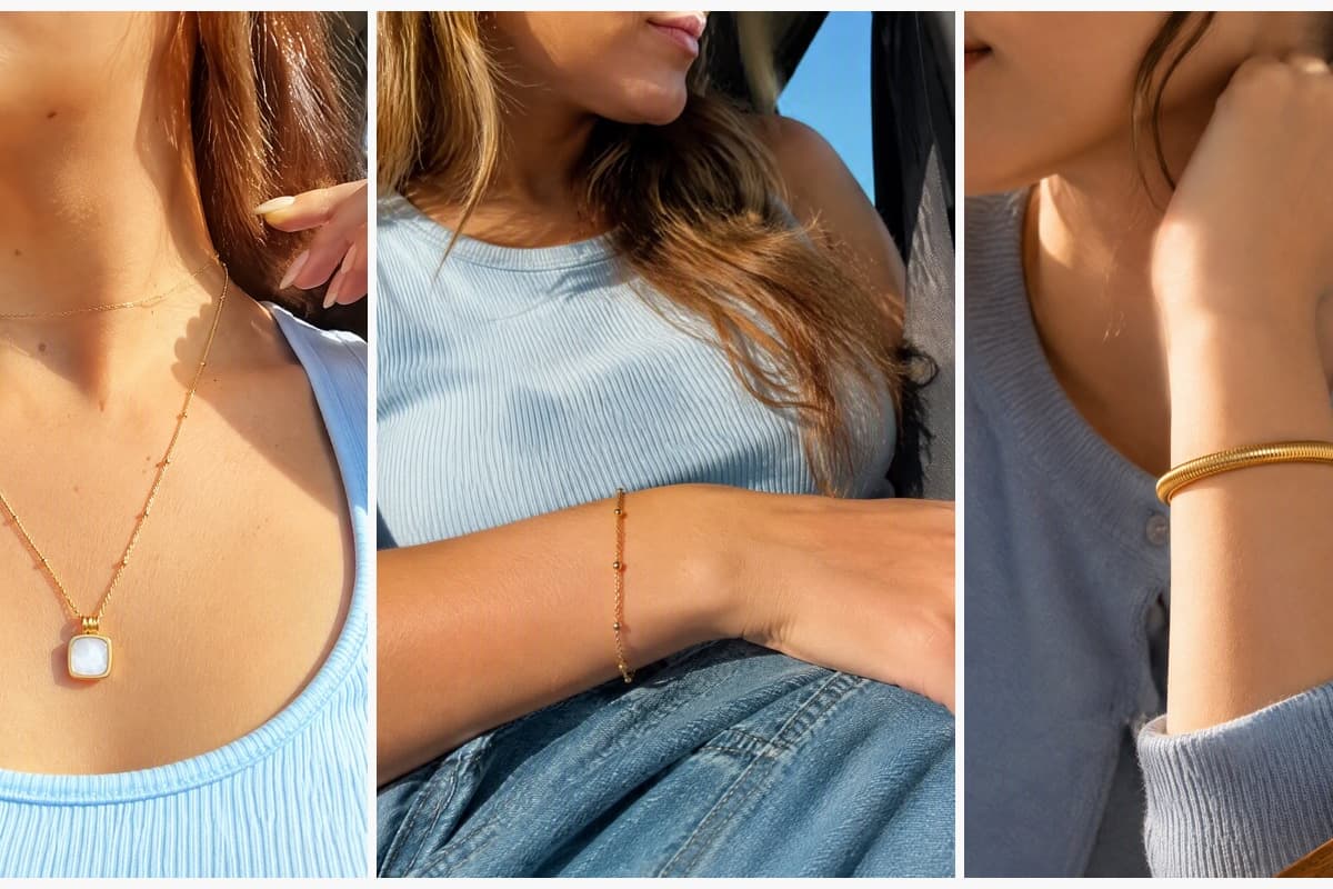 Dainty Square Pendant Necklace