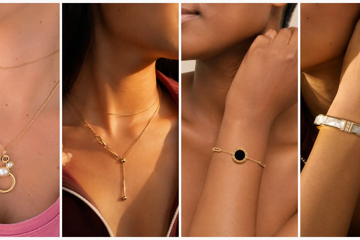 Minimalist Circle Drop Necklace