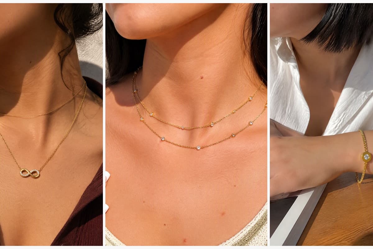 Dainty Infinity Pendant Necklace