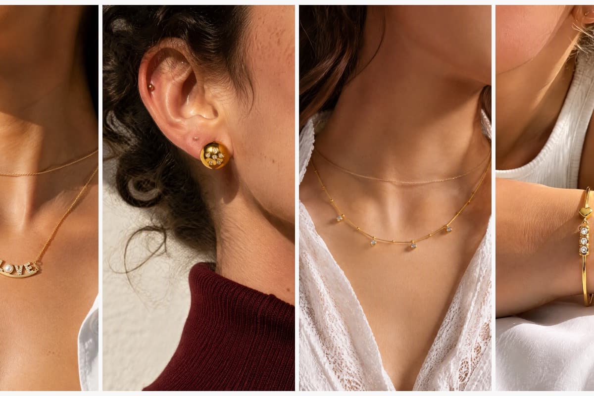 Dainty Love Letter Pearl Necklace