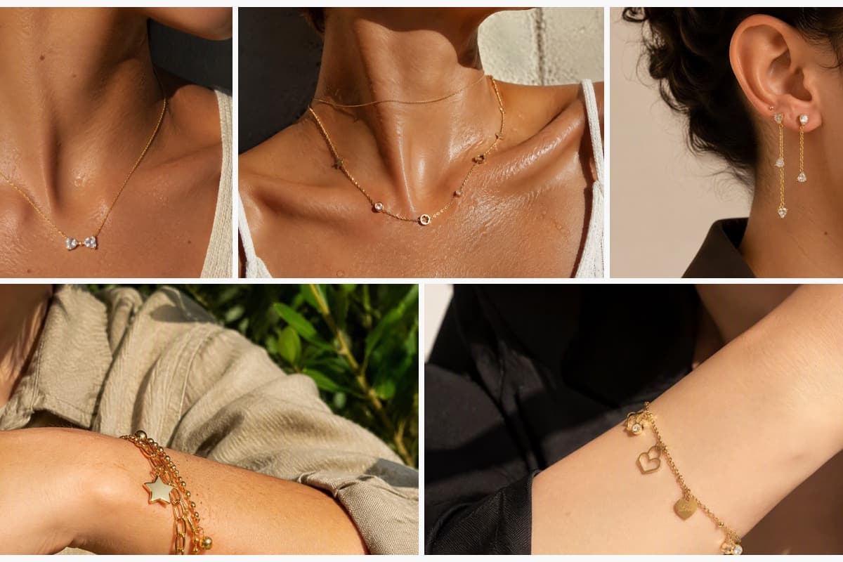 Dainty Double Heart Necklace