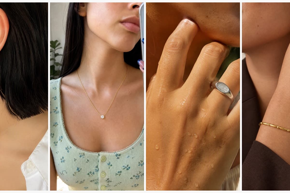 Dainty Cross Stud Earrings