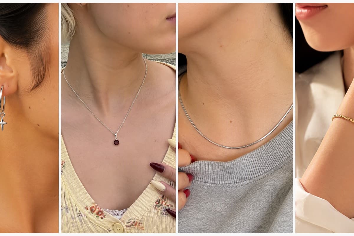 Dainty Star Charm Hoop Earrings
