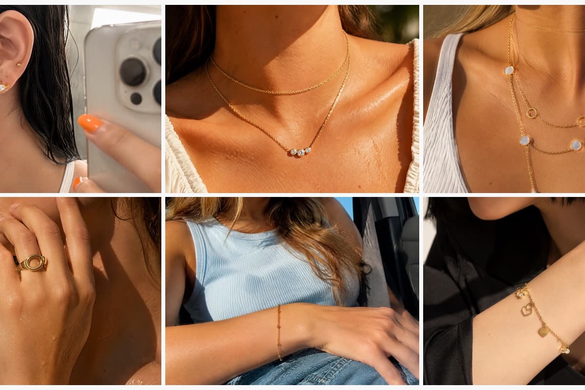Dainty Heart Stud Earrings