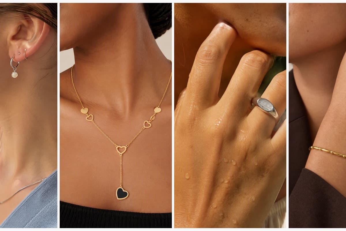 Dainty Round Bead Drop Earrings
