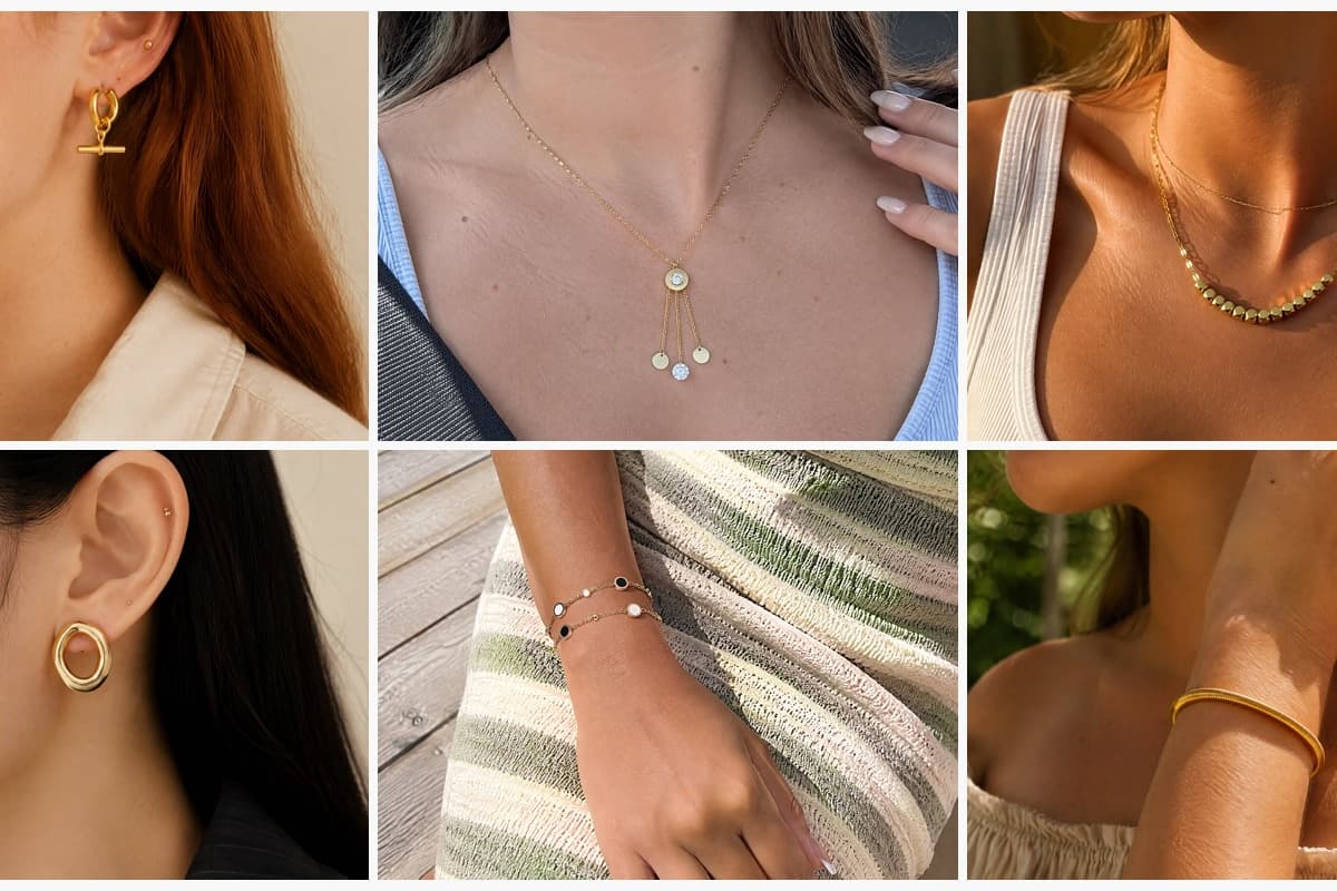 Minimalist Circle And Bar Drop Earrings