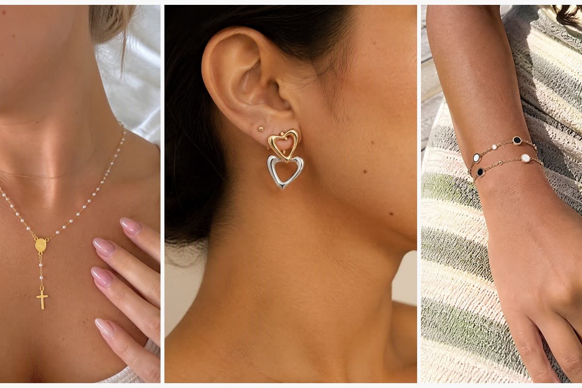 Dainty Cross Coin Charm Necklace