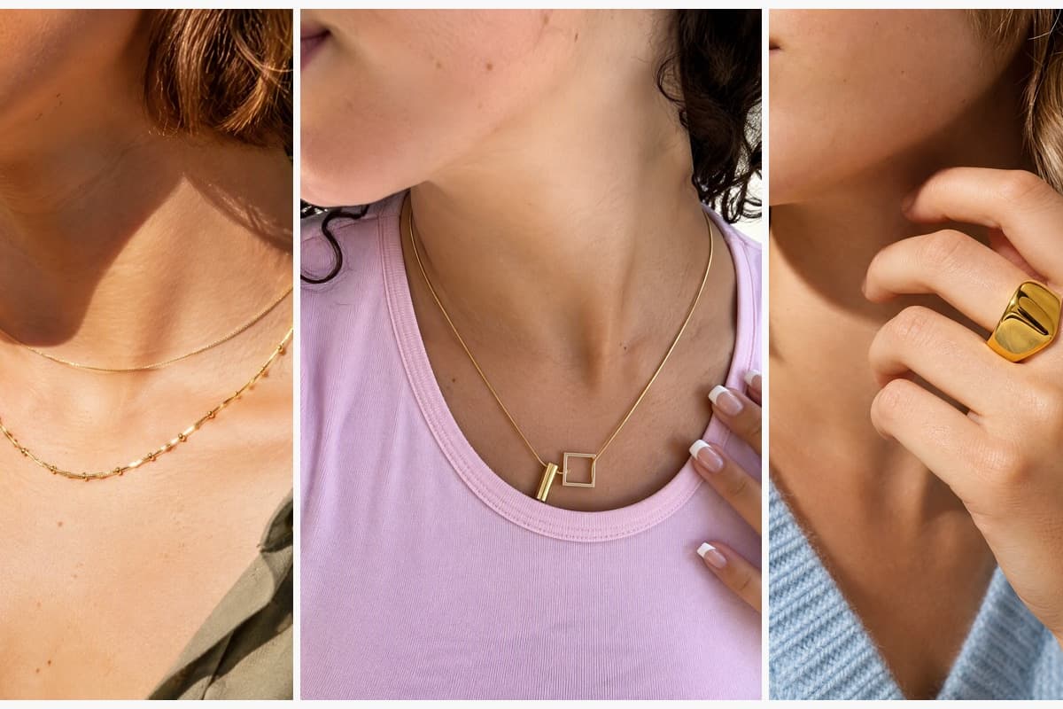 Dainty Beaded Snake Chain Necklace