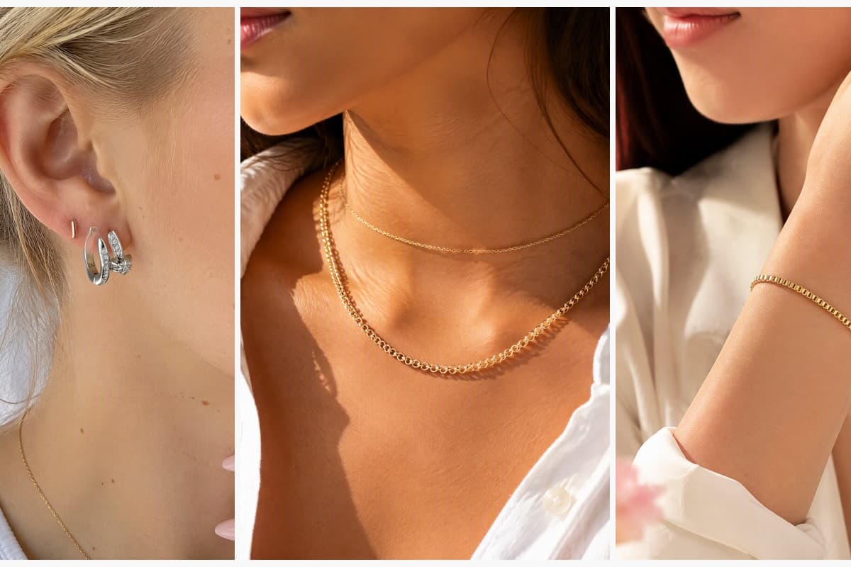Dainty Flower Leaf Huggie Earrings