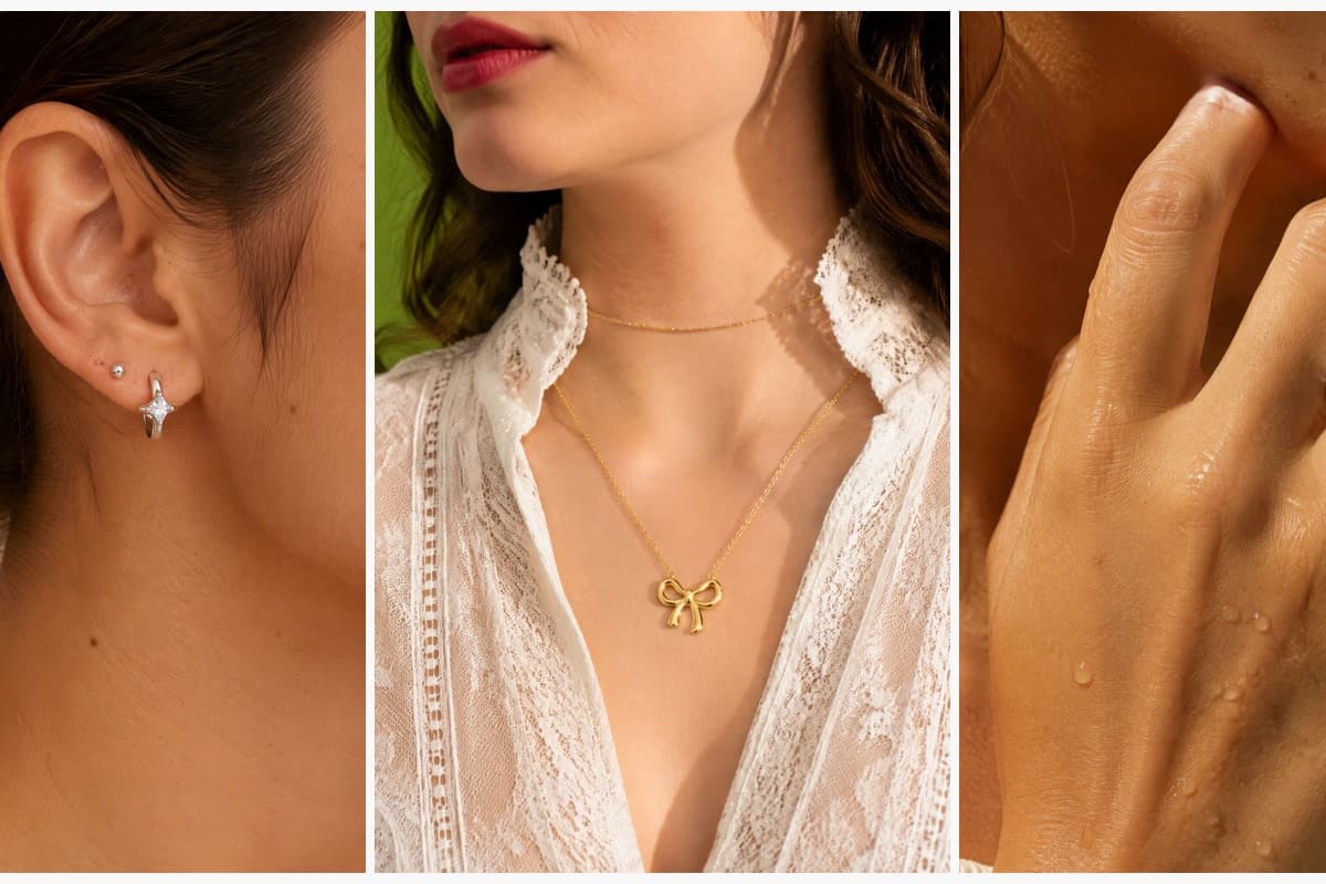 Dainty Star Stone Hoop Earrings