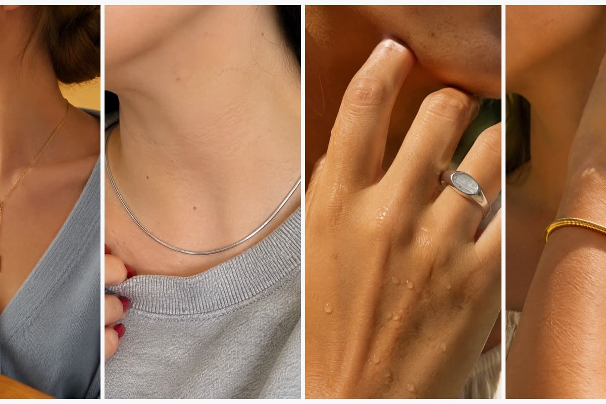 Minimalist Teardrop And Bar Pendant Necklace