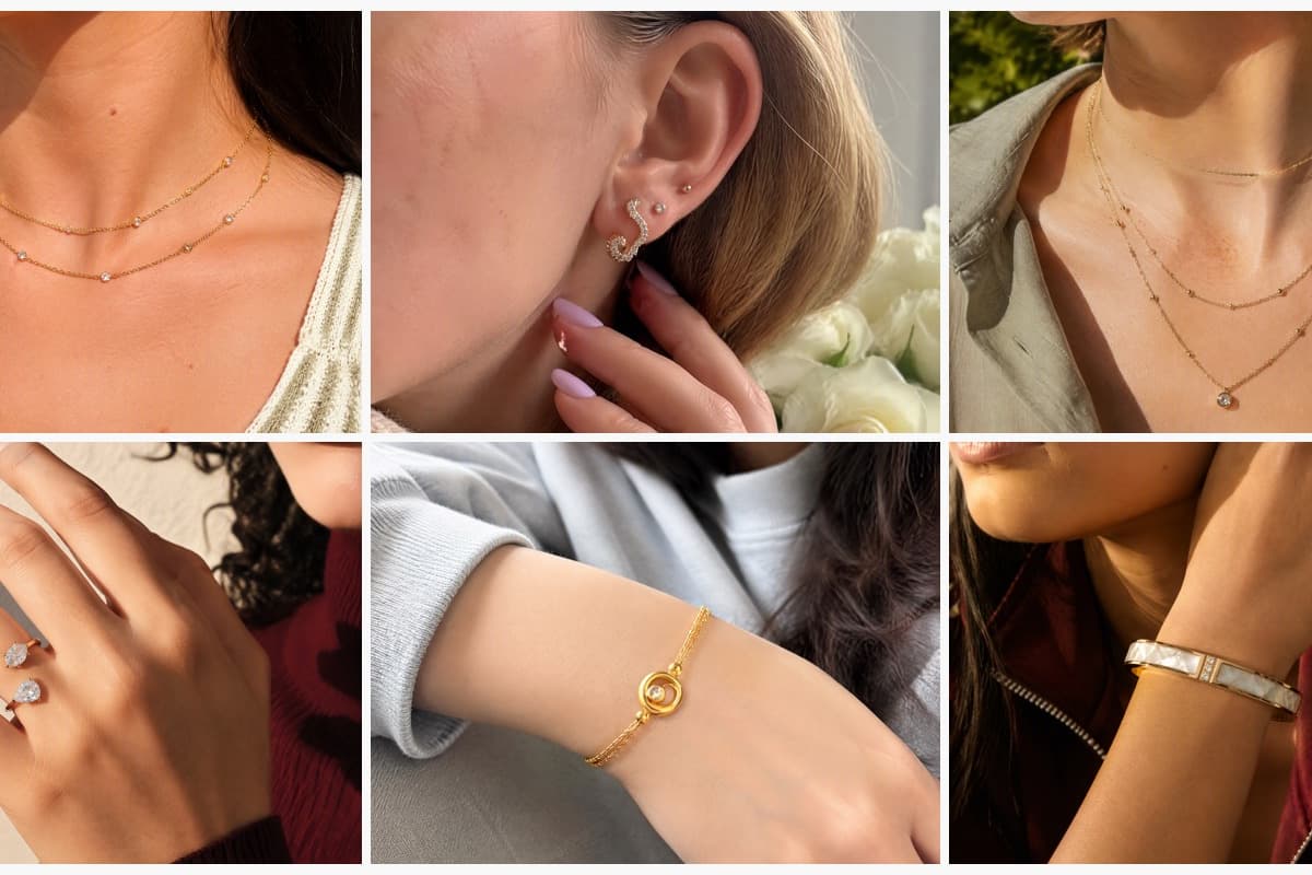 Dainty Double Layer Chain Necklace