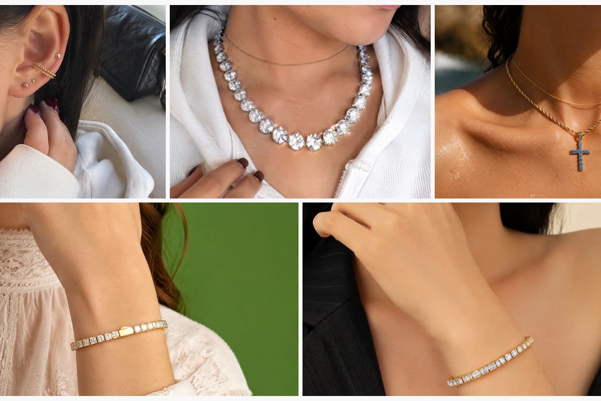 Dainty Double-Layer Bead Huggie Earrings