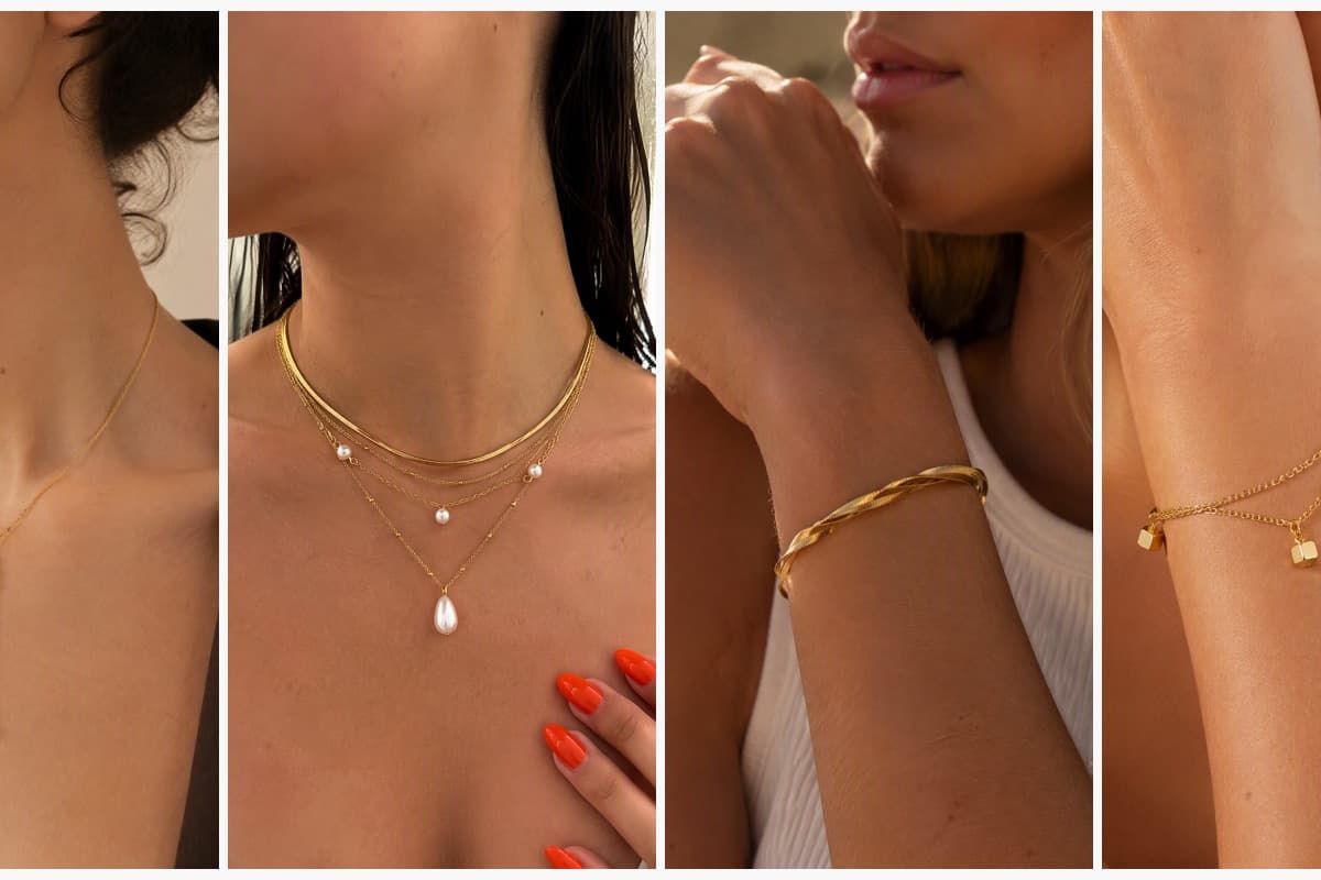Dainty Three-Stone Lariat Necklace