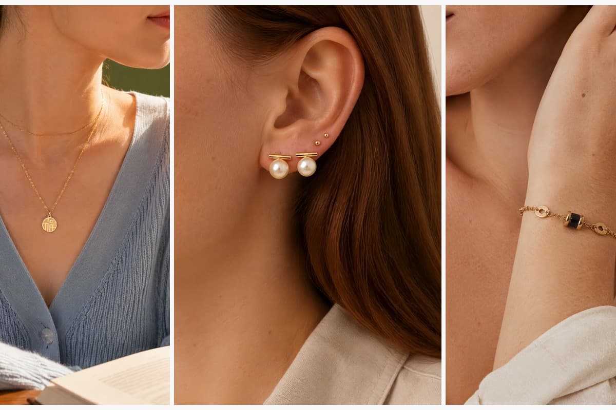 Dainty Round Disc Pendant Necklace