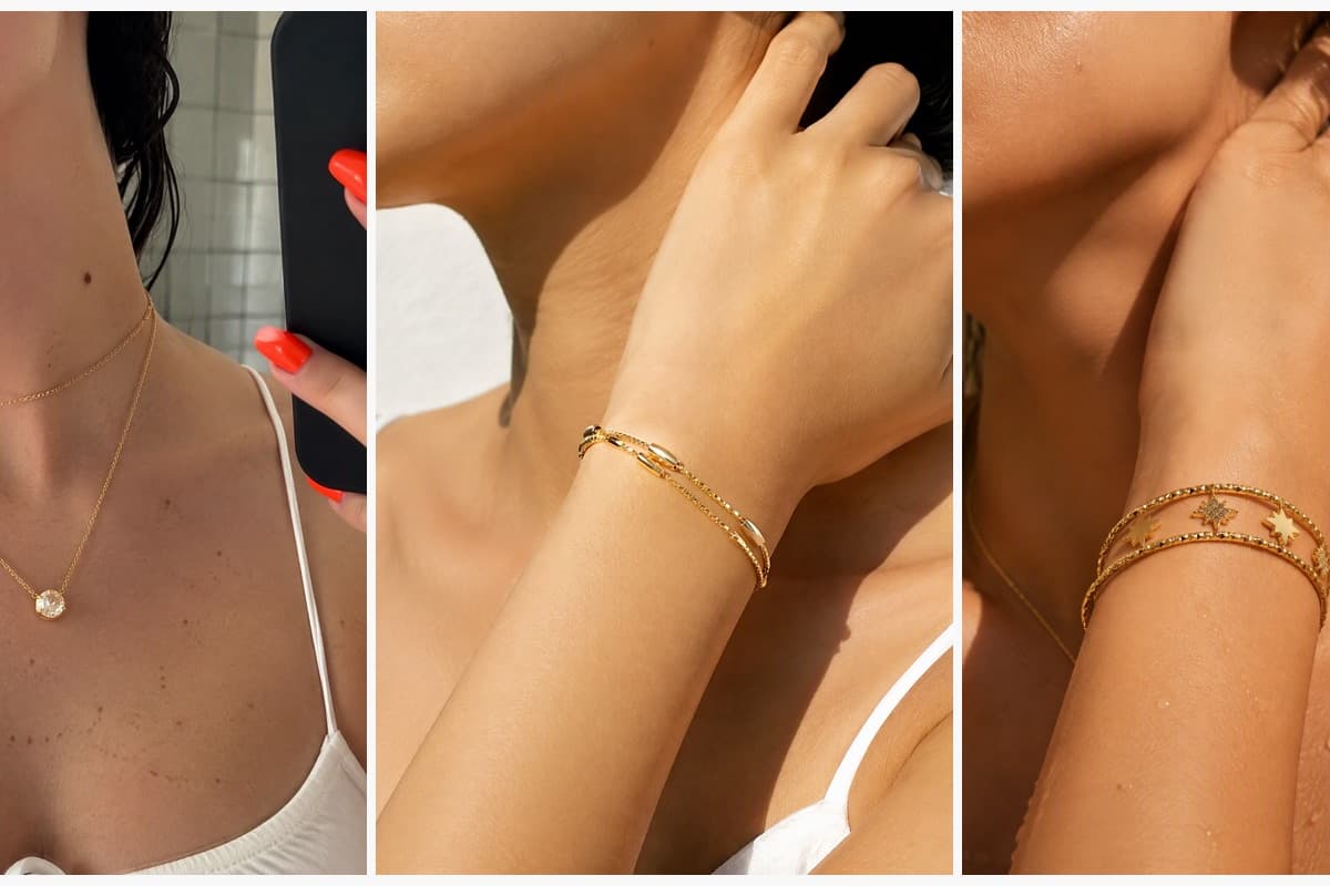Dainty Single Stone Pendant Necklace
