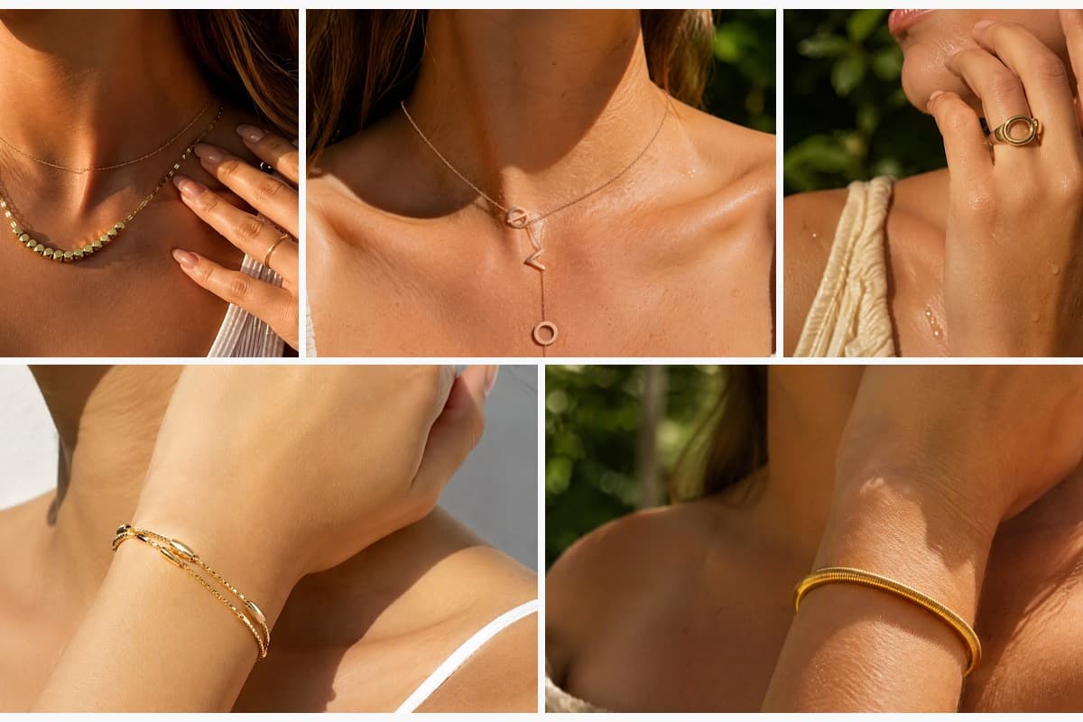 Minimalist Disc Bead Necklace