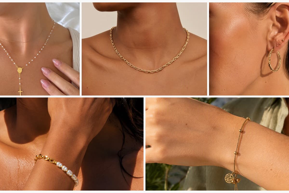 Dainty Cross Coin Charm Necklace