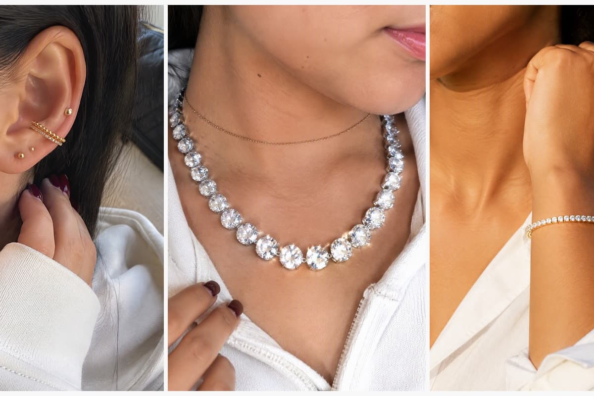 Dainty Double-Layer Bead Huggie Earrings