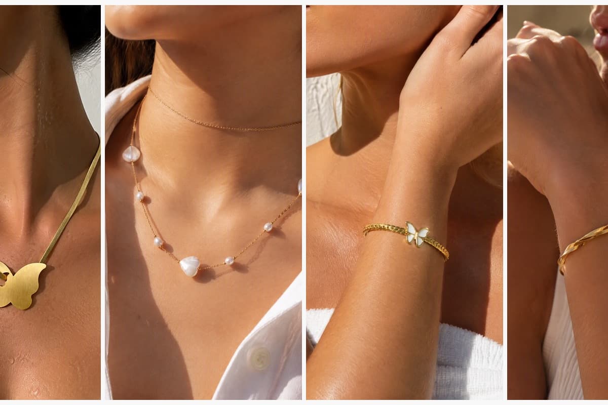 Butterfly Snake Chain Necklace