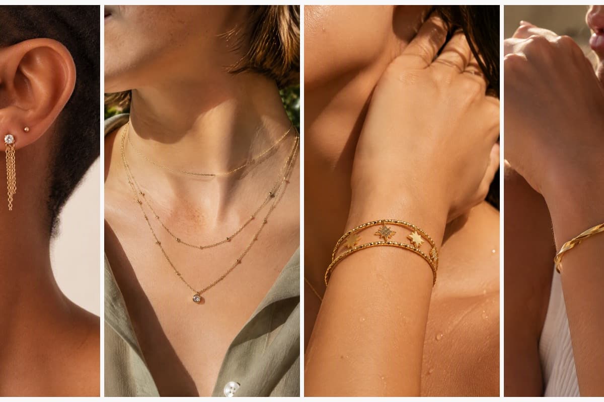Dainty Chain Drop Earrings