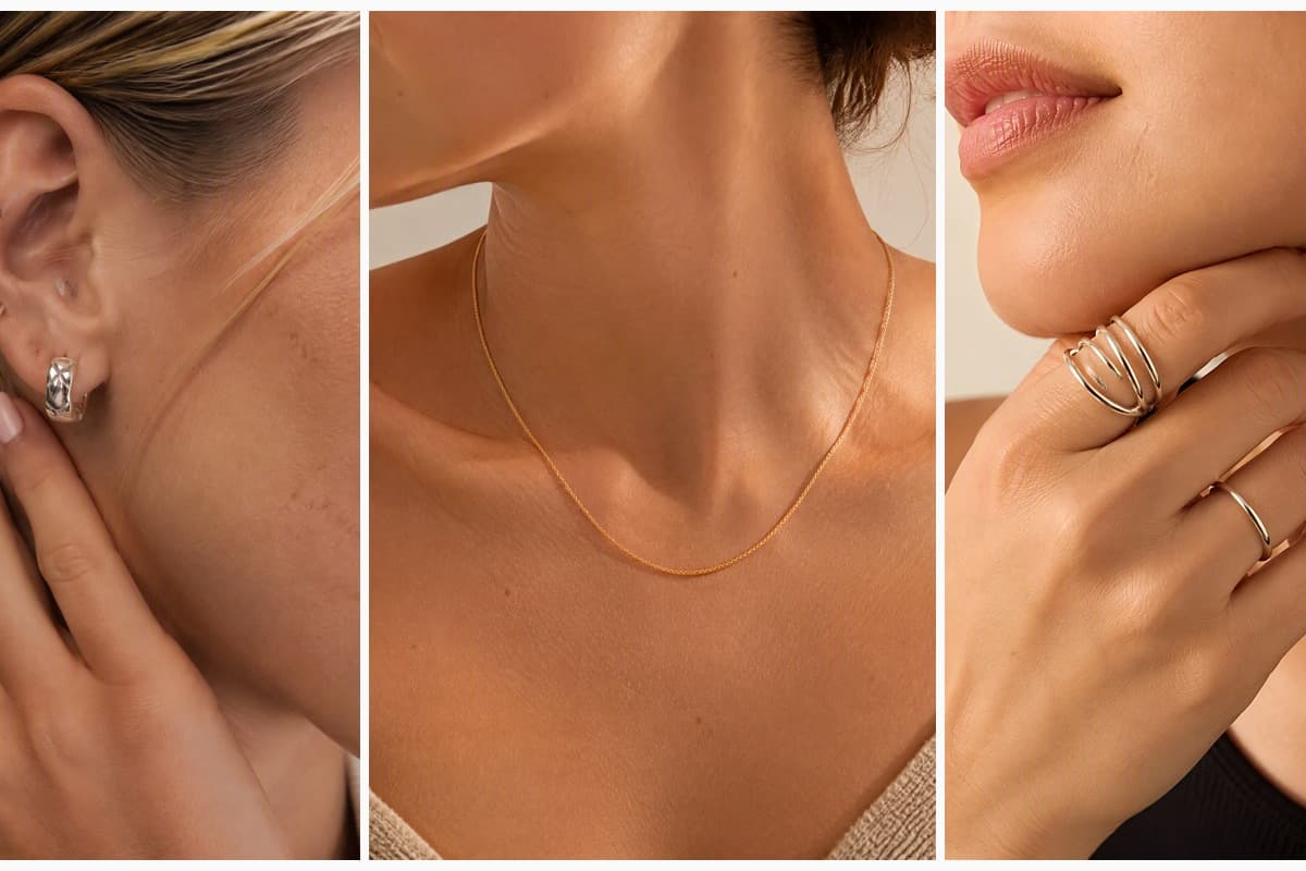 Minimalist Geometric Hoop Earrings