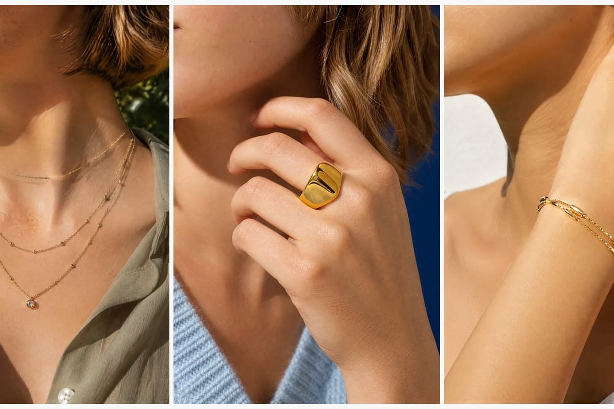 Dainty Ball Bead Layered Necklace