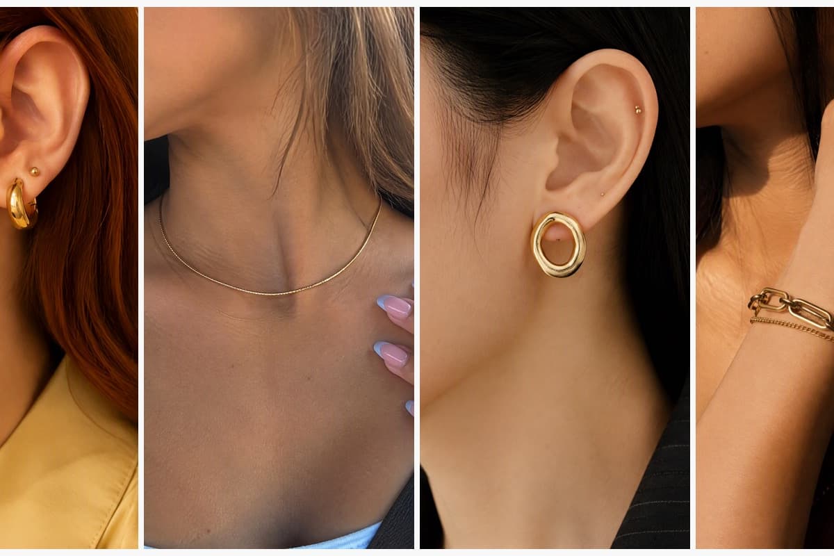 Chunky Open Cuff Hoop Earrings