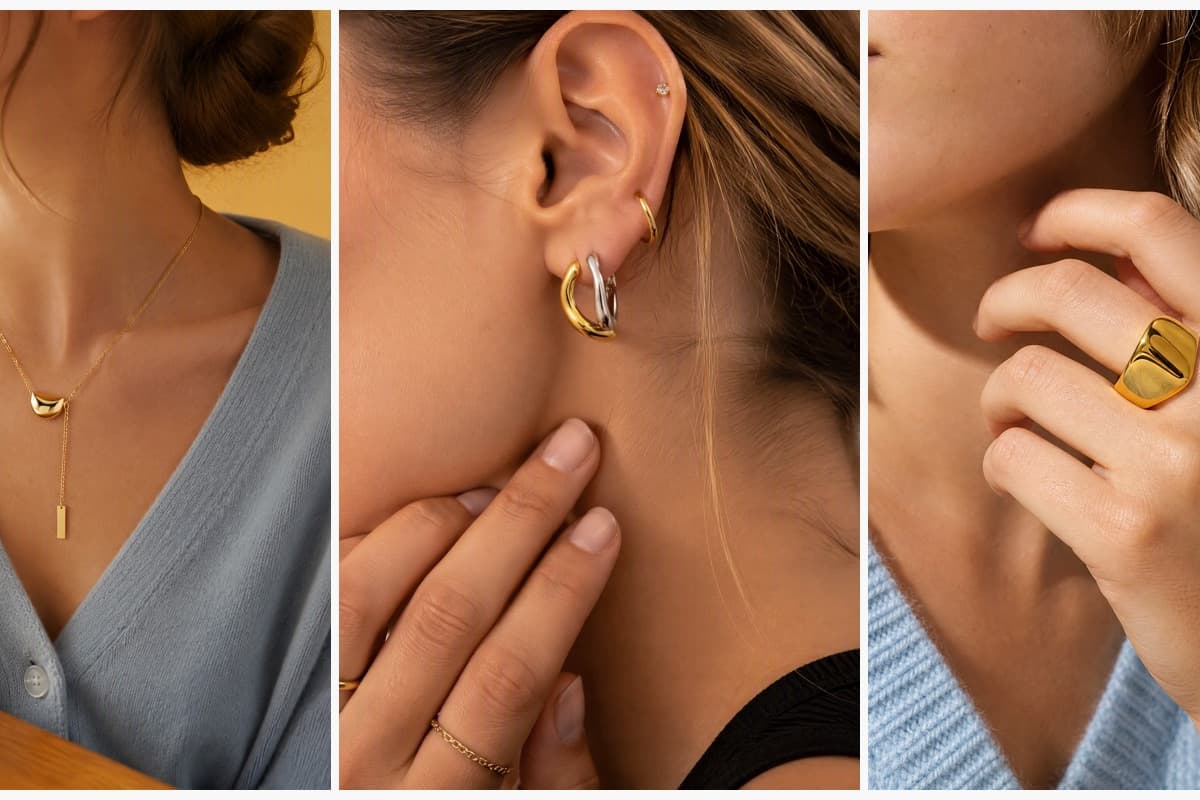 Minimalist Teardrop And Bar Pendant Necklace
