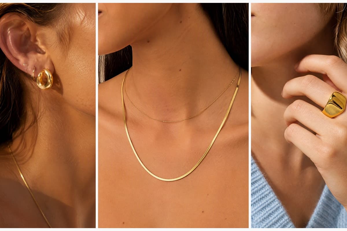 Chunky U-Shape Huggie Earrings