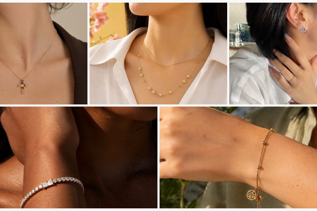 Dainty Cross Pendant Necklace