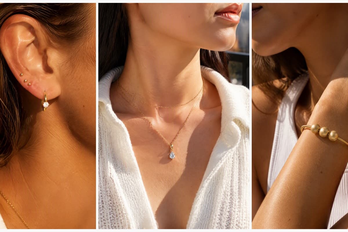 Dainty Leaf Branch Huggie Earrings