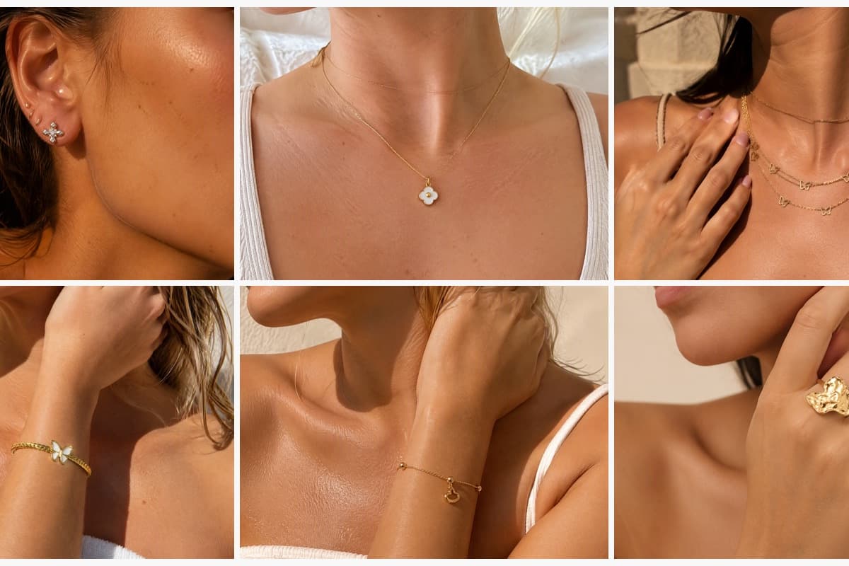 Dainty Cross Stud Earrings