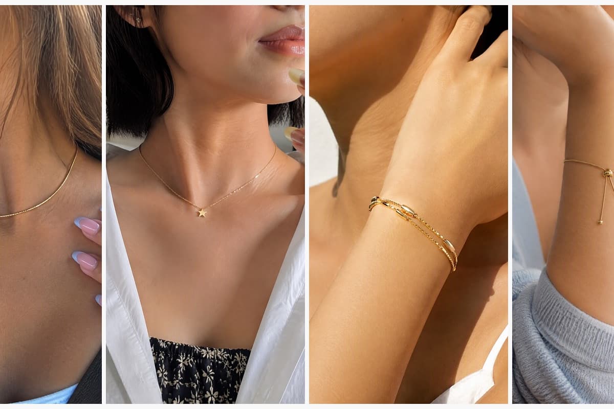 Dainty Slider Chain Necklace