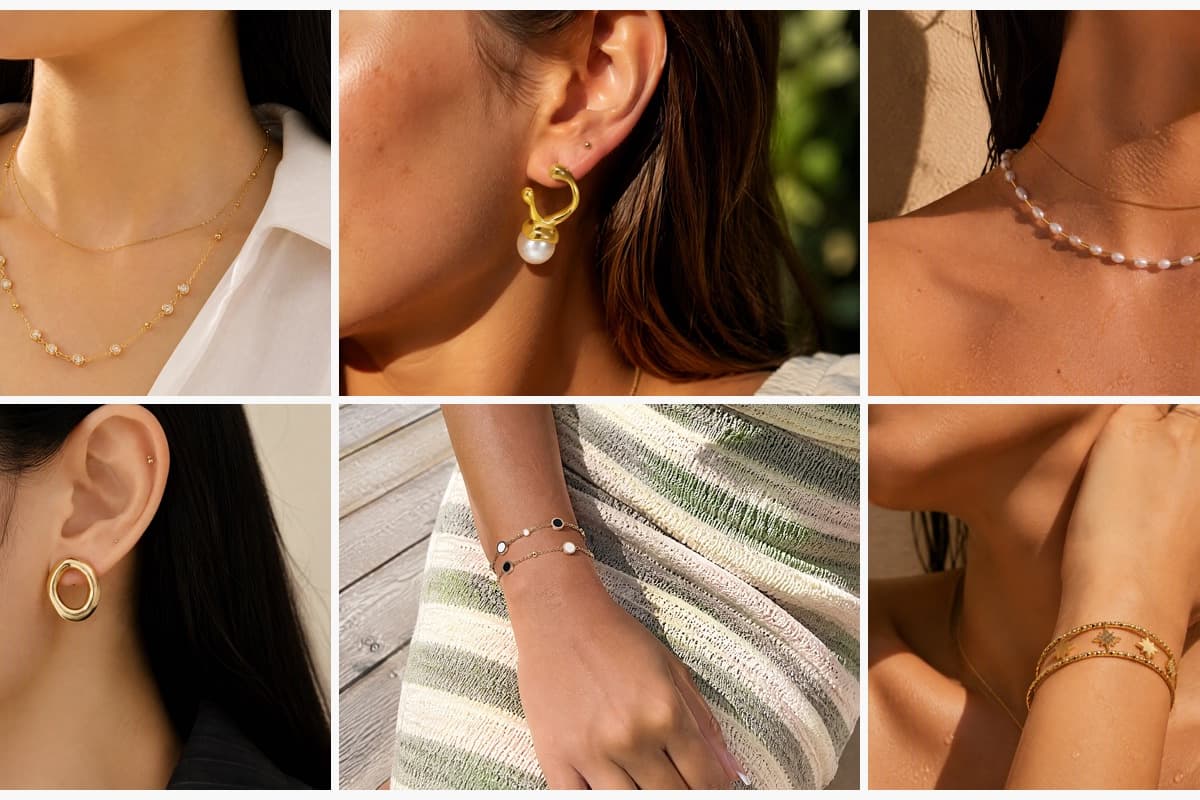 Dainty Multi-Stone Station Necklace