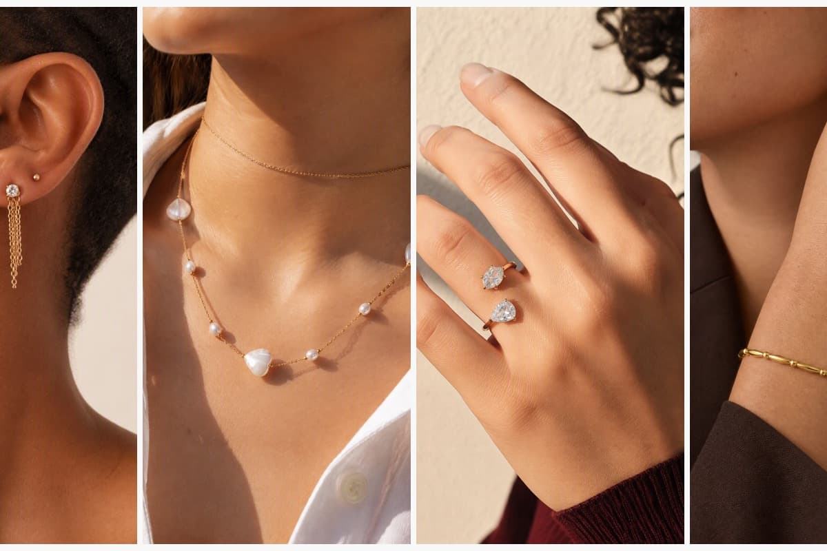 Dainty Chain Drop Earrings