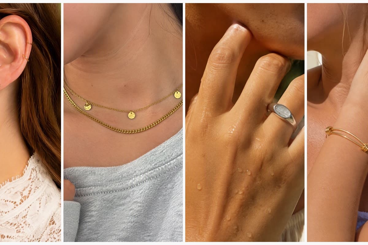 Minimalist Ball And Bar Earrings